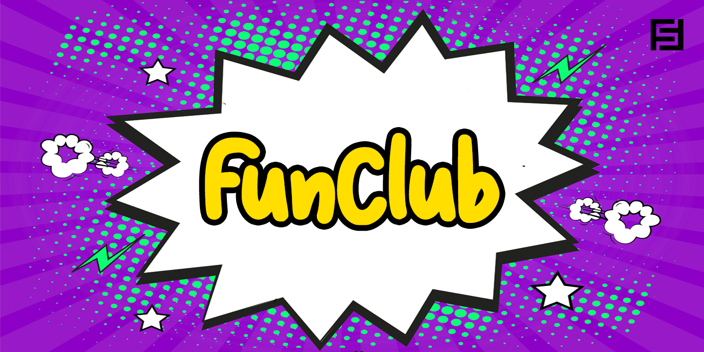 Ejemplo de fuente Fun Club #1